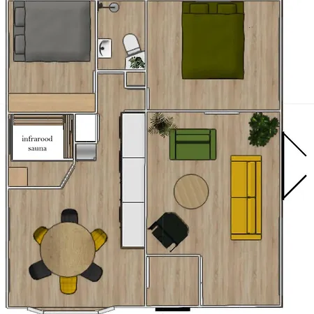 Nyaraló Bosuil, With Sauna *